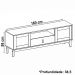 Rack Para Sala 160 CM 011096 Cedro Off White DCASA