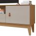 Rack Para Sala 160 CM 011096 Cedro Off White DCASA