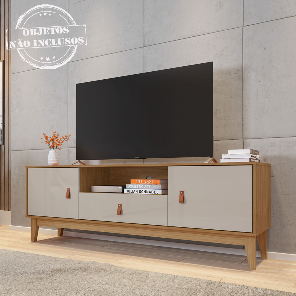 Rack Para Sala 160 CM 011096 Cedro Off White DCASA