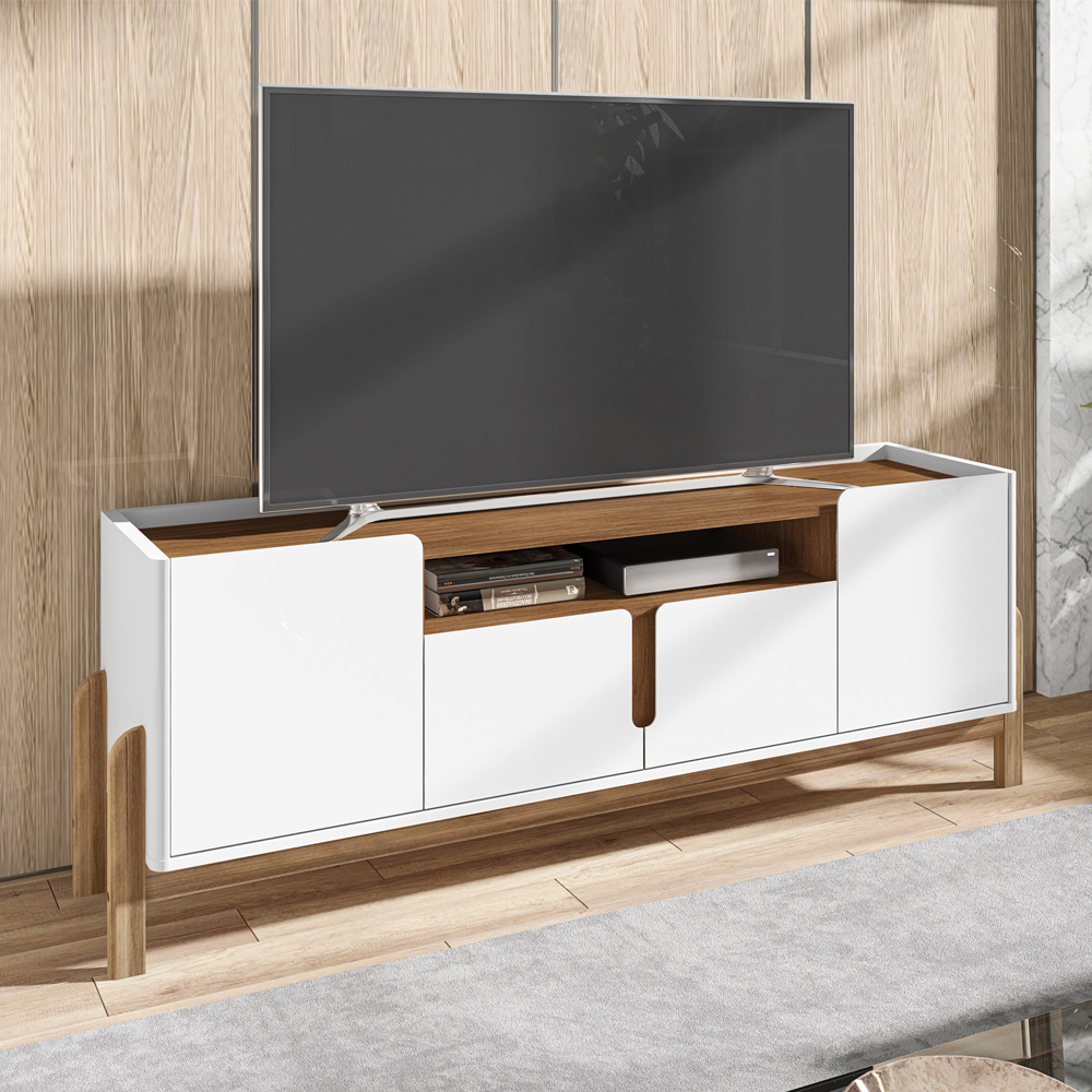 Rack Para Sala 170 cm 011080 Branco Cedro DCASA