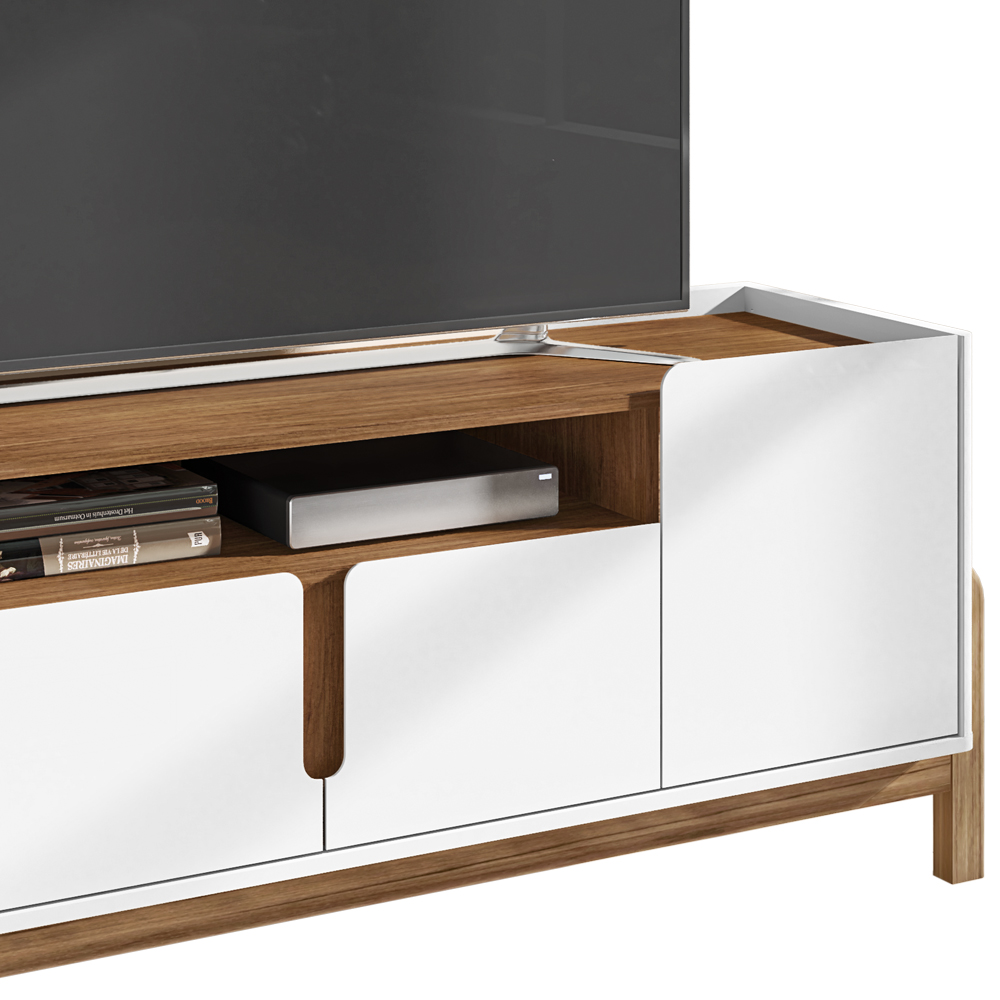 Rack Para Sala 190 cm 011081 Branco Cedro DCASA