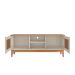 Rack Safira Off White e Noce 135 cm