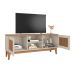 Rack Safira Off White e Noce 135 cm