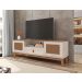 Rack para TV Havertz com Pintura Efeito Palha Off White/Noce