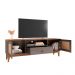 Rack para TV Isabela 1.6 Pintura Palha Cinza/Noce