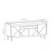Rack para TV Jayce Detalhe Frisado Cinza Noce