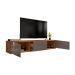Rack para TV Lille Cinza Perola Noce