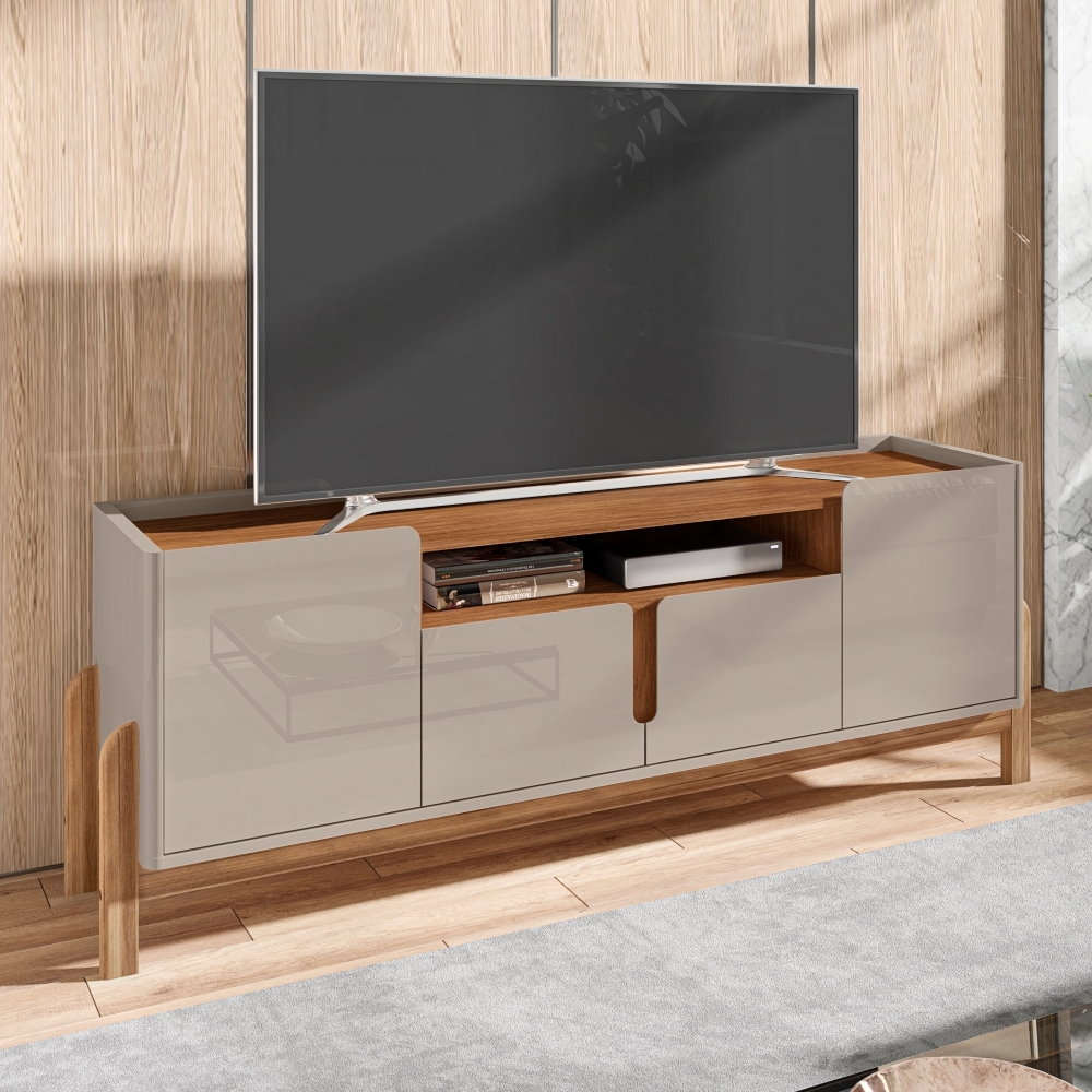Rack para TV Manchester Off White Cedro