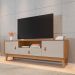 Rack para TV até 50 Polegadas Lyra Cedro Off White