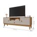 Rack para TV até 50 Polegadas Lyra Cedro Off White
