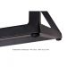 Banqueta Alta Industrial Cozinha Bar Balcão Bistro Zenite sem Encosto Preto Metalon Preto 65cm