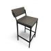 Banqueta Industrial Estofado para Cozinha Americana Bancada Bar Ilha Prisma 75cm.