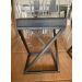 Banquinho Industrial Zênite Estofado - Preto - 47cm (Cozinha Bar Bistro)