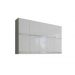 Armário Duplo Aéreo Com 10 Portas Irlanda Branco Casa Mobilia