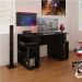 Mesa  Gamer Para Computador   Somália Preto Casa Mobilia