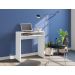 Mesa Para Computador 1 Prateleira Branco Aruba