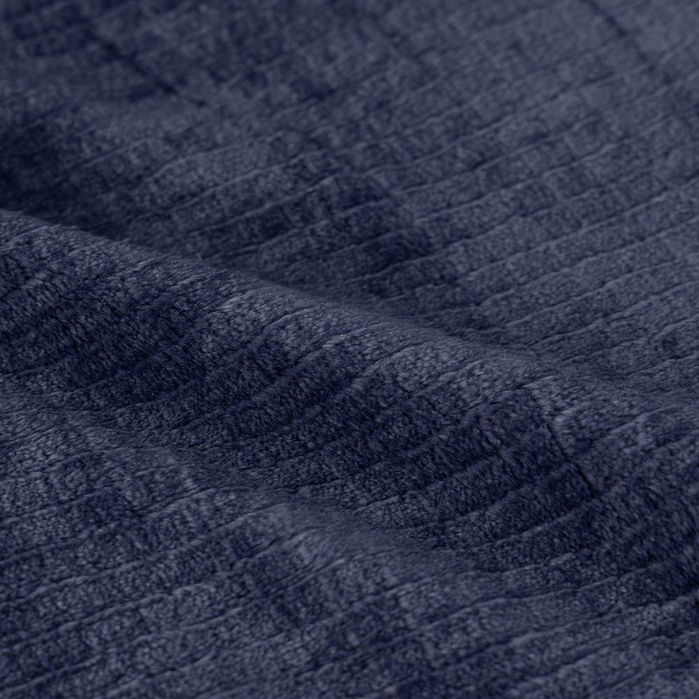 Cobertor Queen Dublin Manta Flannel Ultrasoft - Azul Noturno