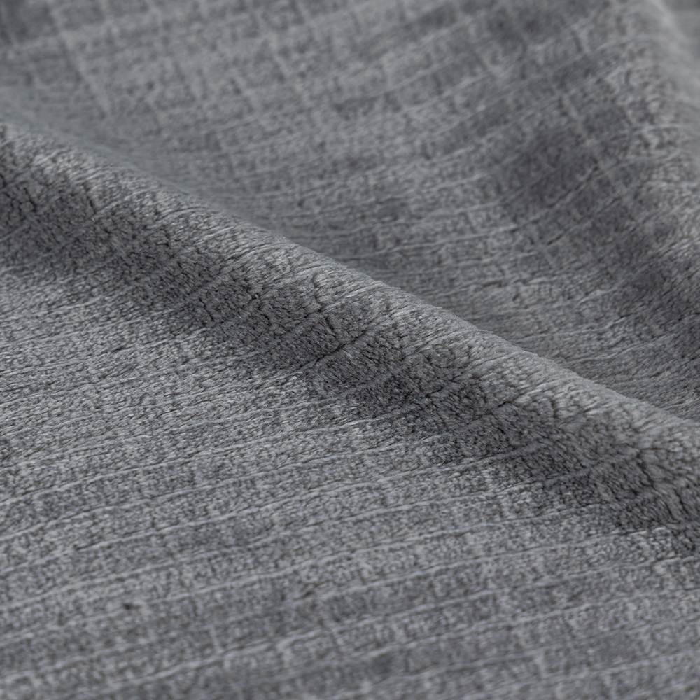 Cobertor Queen Dublin Manta Flannel Ultrasoft - Cinza Lunar