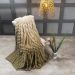 Cobertor Queen Fluffy Manta Flannel Ultrasoft - Gold Bege