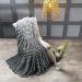 Cobertor Queen Fluffy Manta Flannel Ultrasoft - Grafito Cinza