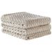 Cobertor Queen Marshmallow Manta Flannel Ultrasoft - Baunilha 