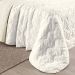 Cobre Leito Casal Padrão Aveline Dupla Face Micropercal 300 Fios 3 Peças - Off White