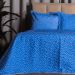Cobre Leito Casal Padrão Classic Estampado 160 Fios 3 Peças - Poa Azul