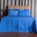 Cobre Leito Casal Padrão Classic Estampado 160 Fios 3 Peças - Poa Azul