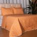 Cobre Leito Casal Padrão Classic Estampado 160 Fios 3 Peças - Poa Terracota