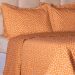 Cobre Leito Casal Padrão Classic Estampado 160 Fios 3 Peças - Poa Terracota
