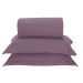 Cobre Leito Casal Padrão Milão Dupla Face Micropercal 200 Fios 3 Peças - Rose Cassis