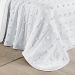 Cobre Leito King Poppy Dupla Face Micropercal 300 Fios 3 Peças - Branco
