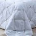 Cobre Leito King Unique Micropercal 200 Fios Bordado 3 Peças - Branco