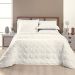 Cobre Leito Queen Aveline Dupla Face Micropercal 300 Fios 3 Peças - Off White