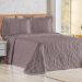 Cobre Leito Queen Bouti Mavie Floral Micropercal 180 Fios 3 Peças - Lavanda