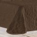 Cobre Leito Queen Bouti Mavie Floral Micropercal 180 Fios 3 Peças - Tabaco
