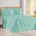 Cobre Leito Queen Bouti Mavie Floral Micropercal 180 Fios 3 Peças - Tiffany