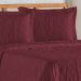 Cobre Leito Queen Bouti Mavie Floral Micropercal 180 Fios 3 Peças - Vinho