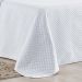 Cobre Leito Queen Bouti Mavie Geométrico Micropercal 180 Fios 3 Peças - Branco