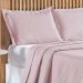 Cobre Leito Queen Bouti Mavie Geométrico Micropercal 180 Fios 3 Peças - Rose