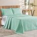 Cobre Leito Queen Bouti Mavie Geométrico Micropercal 180 Fios 3 Peças - Tiffany