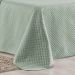 Cobre Leito Queen Bouti Mavie Geométrico Micropercal 180 Fios 3 Peças - Verde Malva