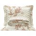 Cobre Leito Queen Confort Print Micropercal 300 Fios Toque de Algodão 3 Peças - Flores Damasco