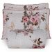 Cobre Leito Queen Confort Print Micropercal 300 Fios Toque de Algodão 3 Peças - Flores Rose