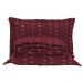 Cobre Leito Queen Heitor Bordado Hipercal 400 Fios 3 Peças - Vermelho Marsala