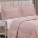 Cobre Leito Queen Majestic Bordado Inglês Micropercal 300 Fios Toque de Algodão 3 Peças - Malva