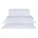 Cobre Leito Queen Milão Dupla Face Micropercal 200 Fios 3 Peças - Branco
