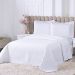 Cobre Leito Queen Milão Dupla Face Micropercal 200 Fios 3 Peças - Branco