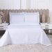 Cobre Leito Queen Milão Dupla Face Micropercal 200 Fios 3 Peças - Branco