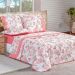 Cobre Leito Queen Naturale Dupla Face Micropercal 200 Fios 3 Peças - Serene